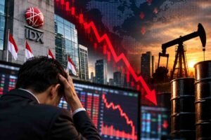 IHSG tertekan kenaikan harga minyak dunia dan ketegangan geopolitik, investor mulai menghindari aset berisiko.