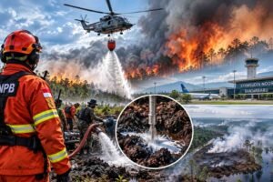 Operasi water bombing dan teknologi suntik gambut menangani karhutla di Kalimantan Selatan