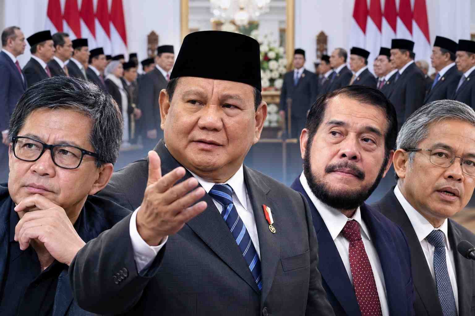 Prabowo Subianto melantik 26 anggota Wantimpres di Istana Negara. Rocky Gerung, Anwar Usman hingga Margarito Kamis masuk dalam susunan baru.