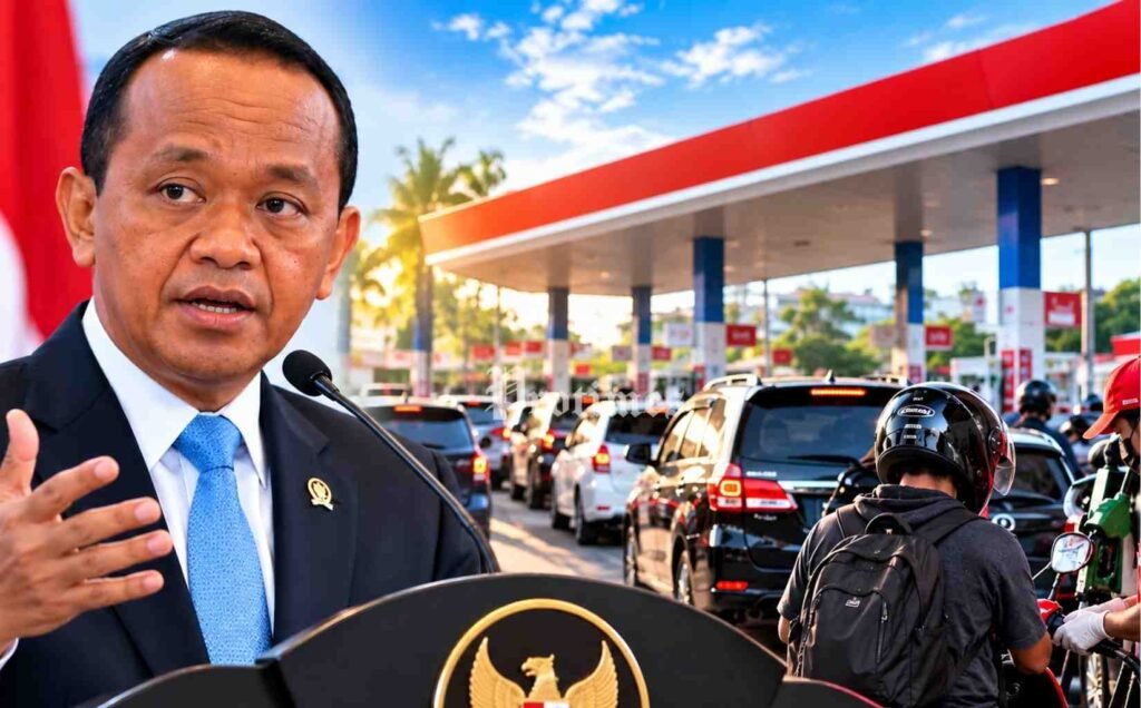 Menteri ESDM Bahlil Lahadalia menjelaskan stok BBM nasional dan kendala distribusi di sejumlah daerah.