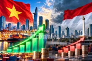 Ekonomi Vietnam tumbuh 9,95% pada Q3 2026, sementara data terbaru Indonesia masih 5,29%. Apa yang membuat Vietnam melaju lebih cepat?