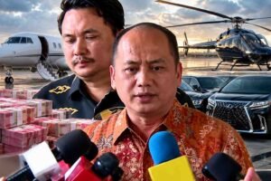 Kejagung menyita uang Rp24,9 miliar, pesawat, helikopter, dan sejumlah aset terkait dugaan korupsi pengadaan motor listrik program MBG.