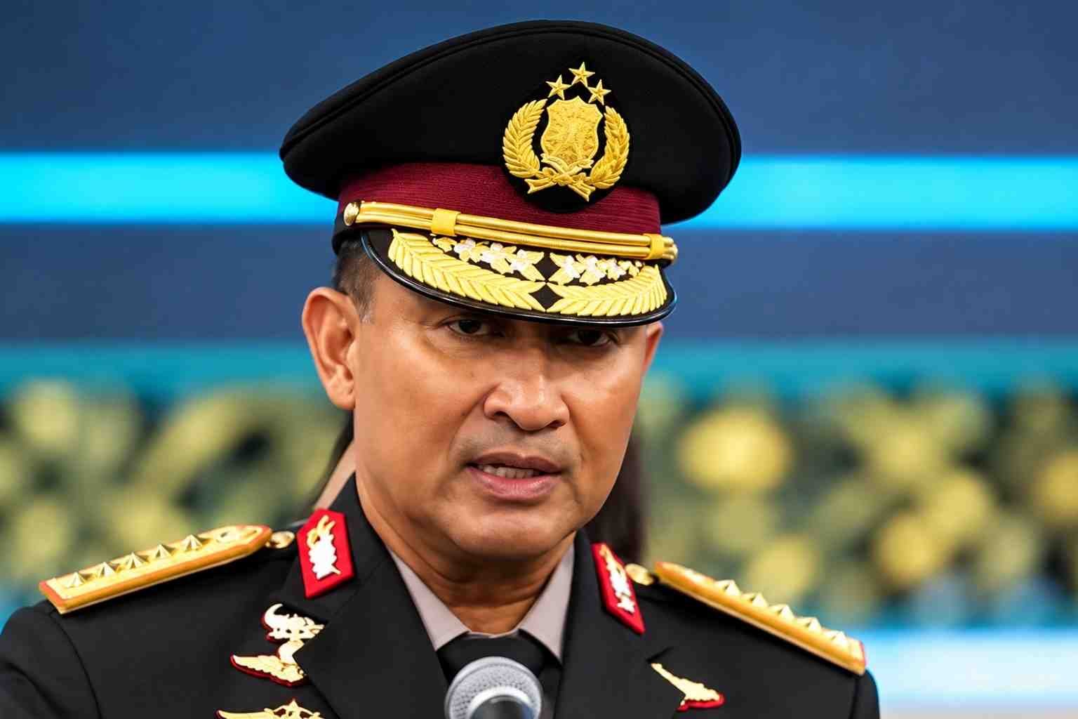Kapolri Suyudi Ario Seto usai dilantik Presiden Prabowo Subianto di Istana Negara Jakarta