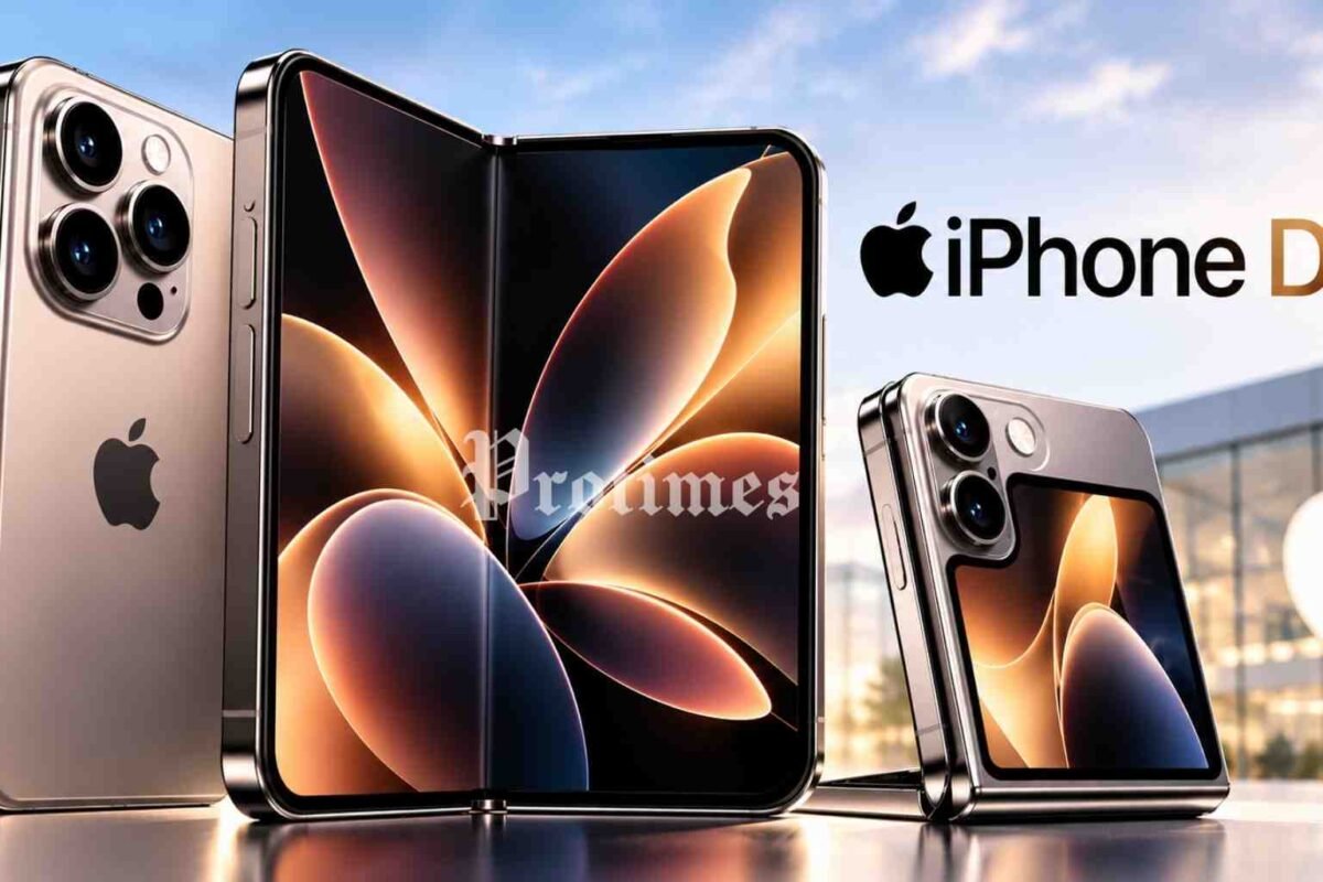 iPhone Duo, ponsel lipat pertama Apple dengan layar internal 7,6 inci, menjelang pembukaan preorder Oktober 2026.