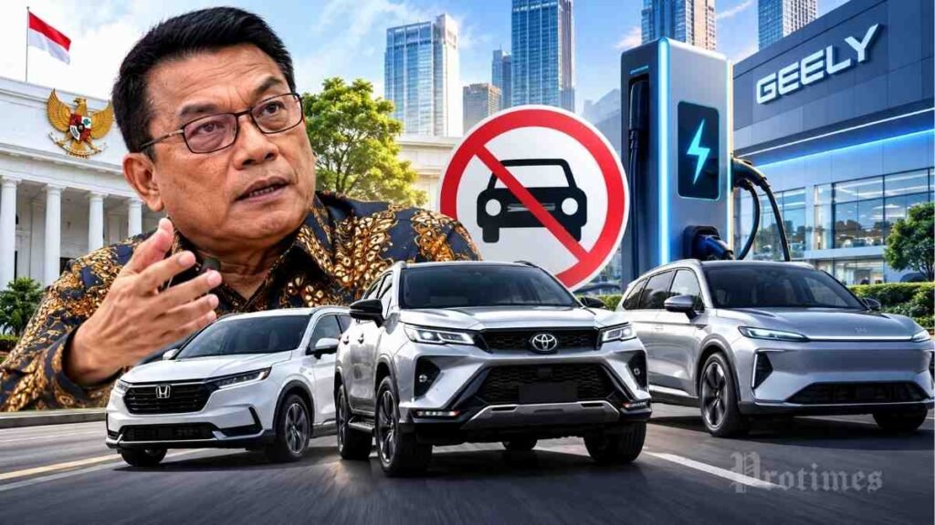 Moeldoko dan wacana insentif mobil hybrid bebas ganjil genap serta perkembangan teknologi kendaraan listrik 2027.