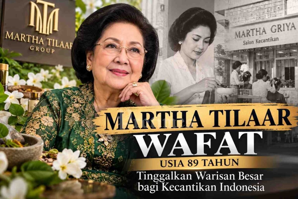 Martha Tilaar pendiri Martha Tilaar Group dan pelopor kosmetik lokal Indonesia.