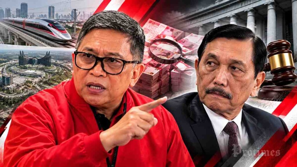 Hasto Kristiyanto menanggapi usulan Luhut Binsar Pandjaitan mengenai kerugian negara dalam tindak pidana korupsi.